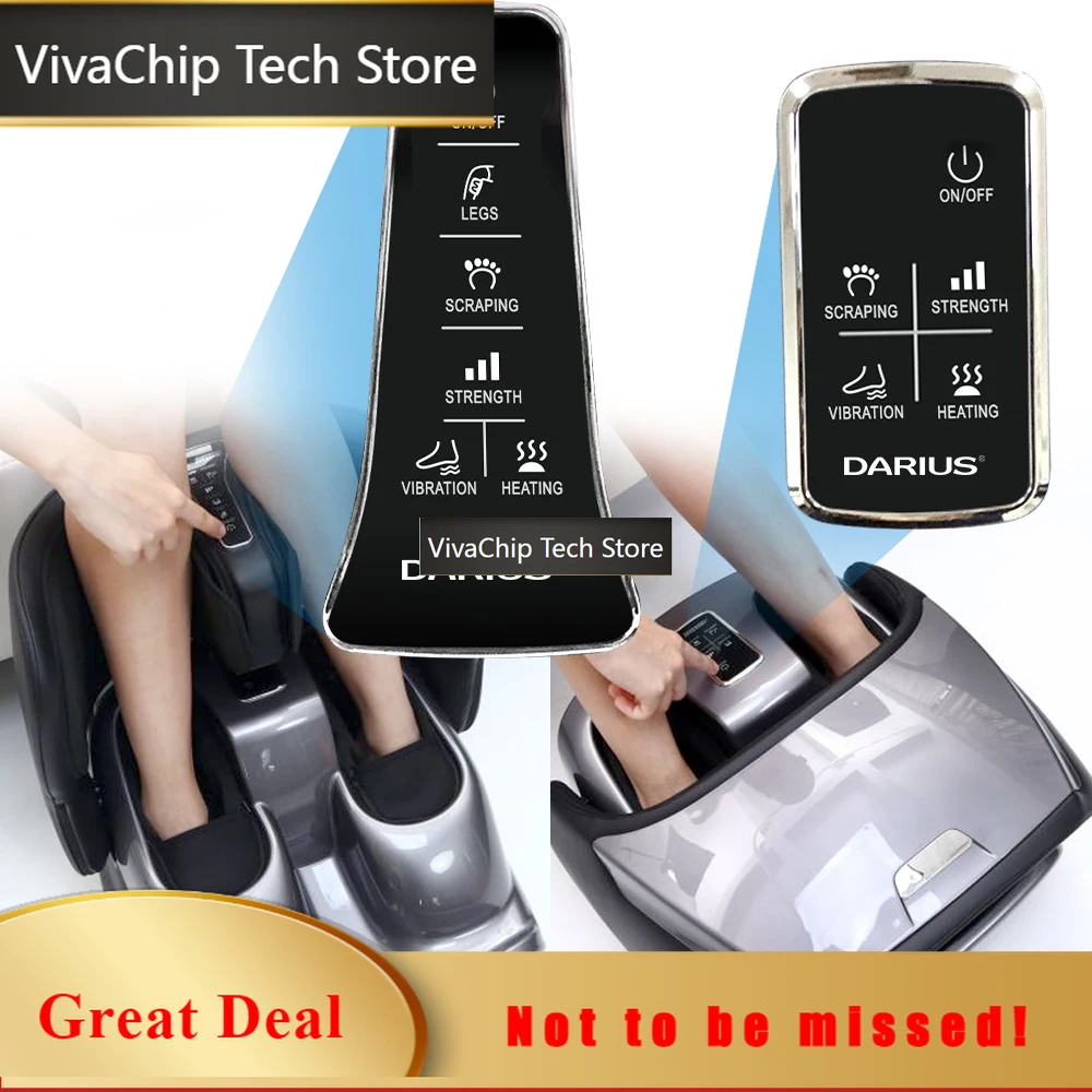 VivaCTElectric Multifunction Air Compressor Foot Massager Shiatsu Foot And Calf Shiatsu Massager For Circulation