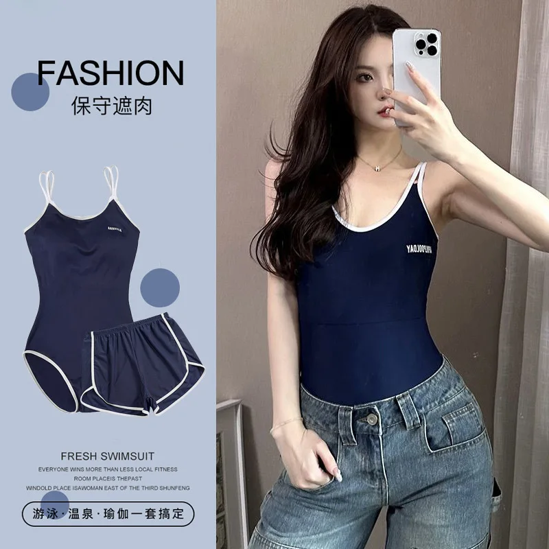 

Цельный женский купальник - консервативное покрытие Their Bellies And Look Thin Gather Girls To Soak In Hot Spring Купальники