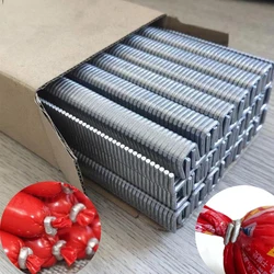 4400Pcs U506 Nails sigillanti per salsicce per sigillatrice per salsicce prosciutto salsiccia cravatta per salsicce unghie per rilegatura in alluminio commerciale