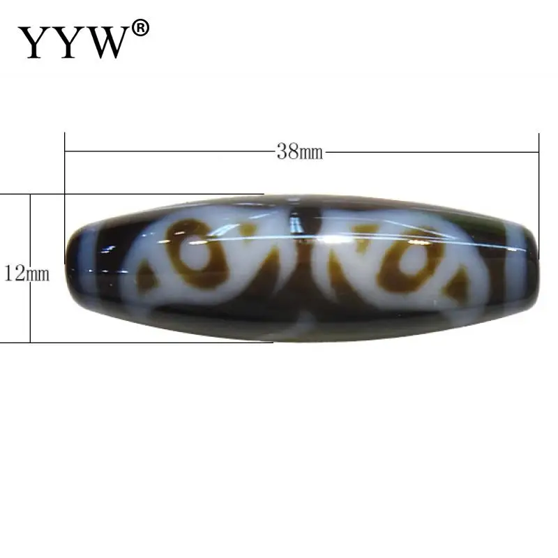 

Natural Tibetan Agate Onyx Dzi Beadslovely Design Oval Japan Eight Pattern For Jewelry Making DIY 38x12x2.50mm Tibetan Dzi Beads