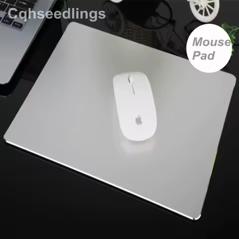 Aluminum Mousepad Office Mouse Pad Metal Thin Computer Accessories Mouse Pads Gaming For Laptop