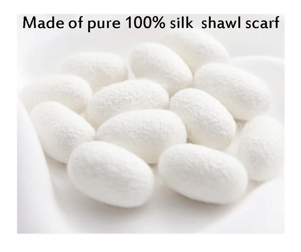 Foulard en soie Pure couleur or dames Hangzhou toutes saisons grande taille 250 cm femmes mode 100% foulard en soie