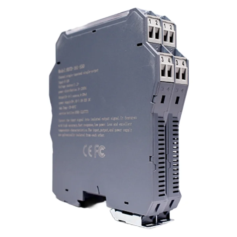 

Интеллектуальный передатчик постоянного тока 4-20 мА, один вход, два выхода, аналоговый изоляционный модуль, изолятор сигнала