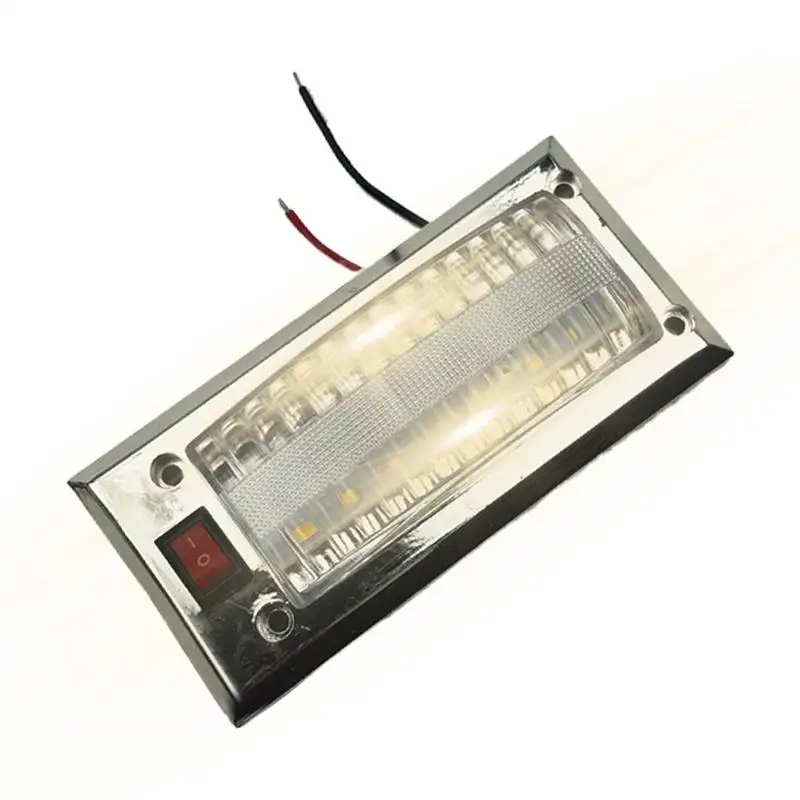 

Rv LED Ceiling Dome Light Rv Roof Ultra Bright LED Light 12v-24v On/Off Button Car Reading Lamp For Van Truck Lorry Motorhome