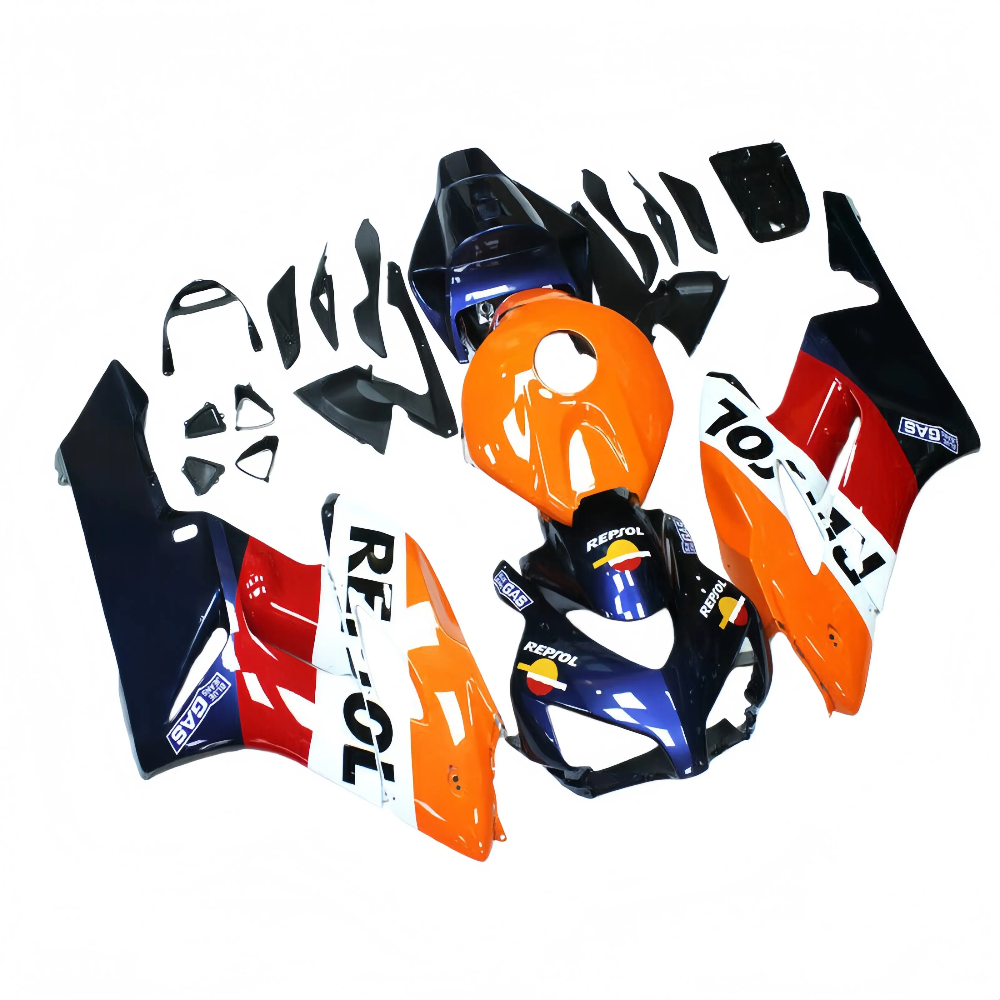 ABS Injection Molding Fairings Kit Fit For Honda Repsol CBR1000RR 2004 2005 04 05 Orang Blue Bodywork Set