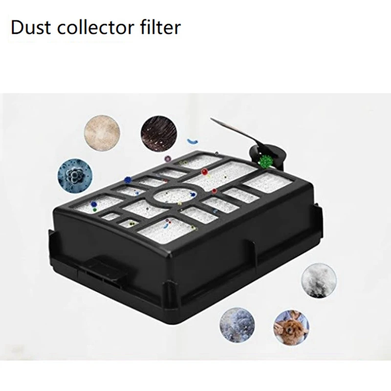 فلتر مكنسة كهربائية قوي لاسلكي ، إكسسوارات استبدال روبوت كنس ، فلاتر لسمك القرش WS642AE ، 4 عبوات