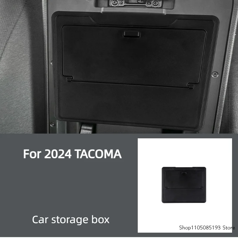 For 2024 TACOMA Console Cover Hidden Storage Box Tacoma Console Cover Addition Special