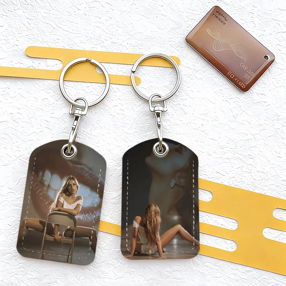 Singer T-Tate McRae Card Holder Suitable For Student Bus Subway Bank Gym  and Keychain Loss Prevention