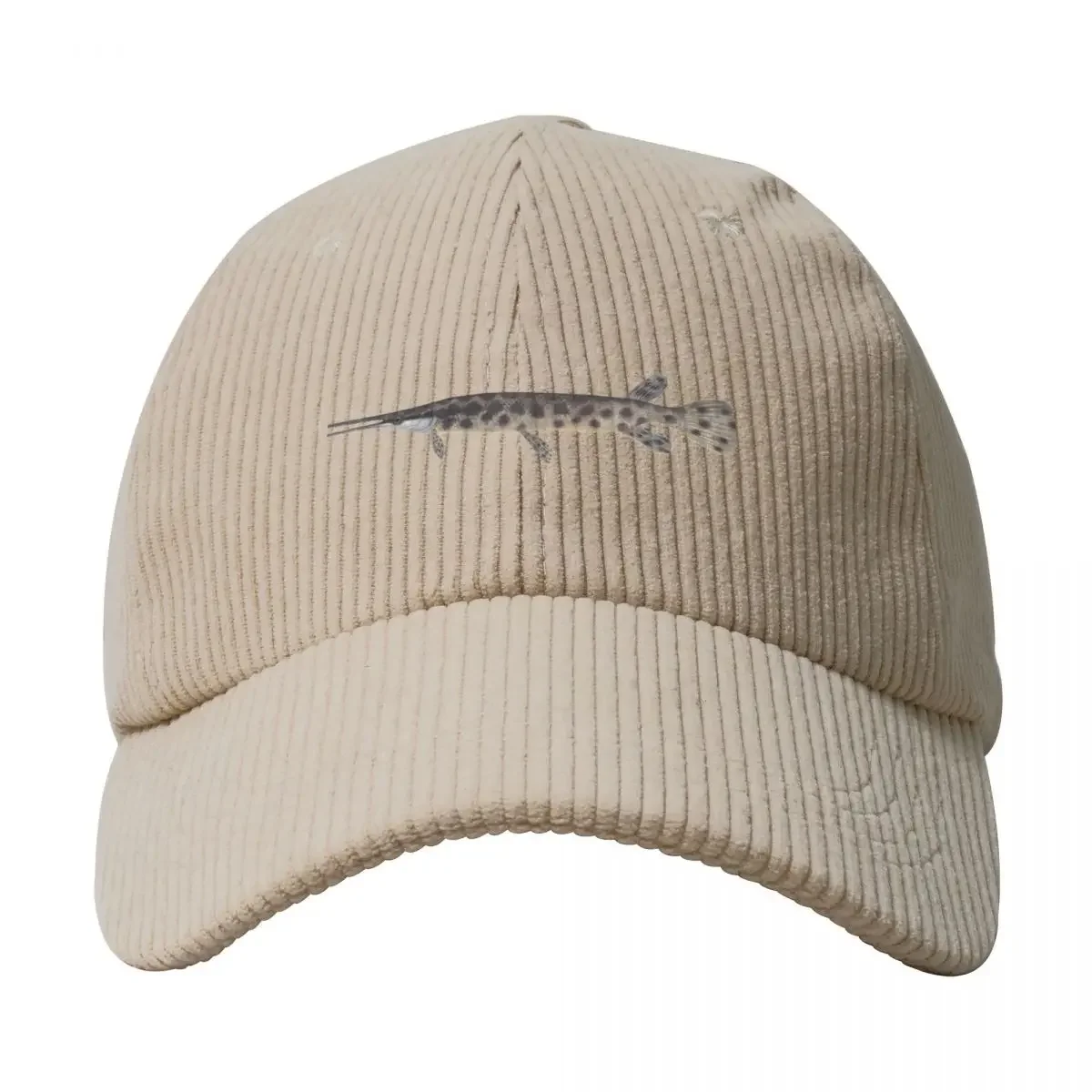 Spotted Gar (Lepisosteus oculatus) Corduroy Baseball Cap Rave Hat Beach Snap Back Hat Hood Female Men's