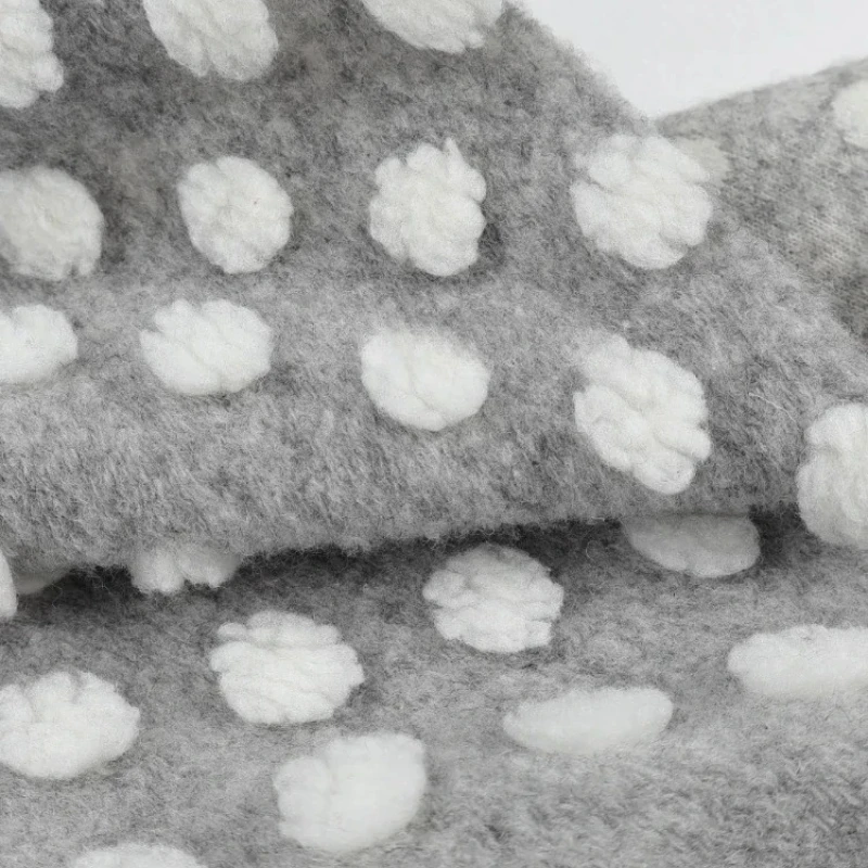 

Жаккардовая трикотажная ткань под шерсть для эластичной осенне-зимней одежды, мягкая ткань для пошива, материал для рукоделия