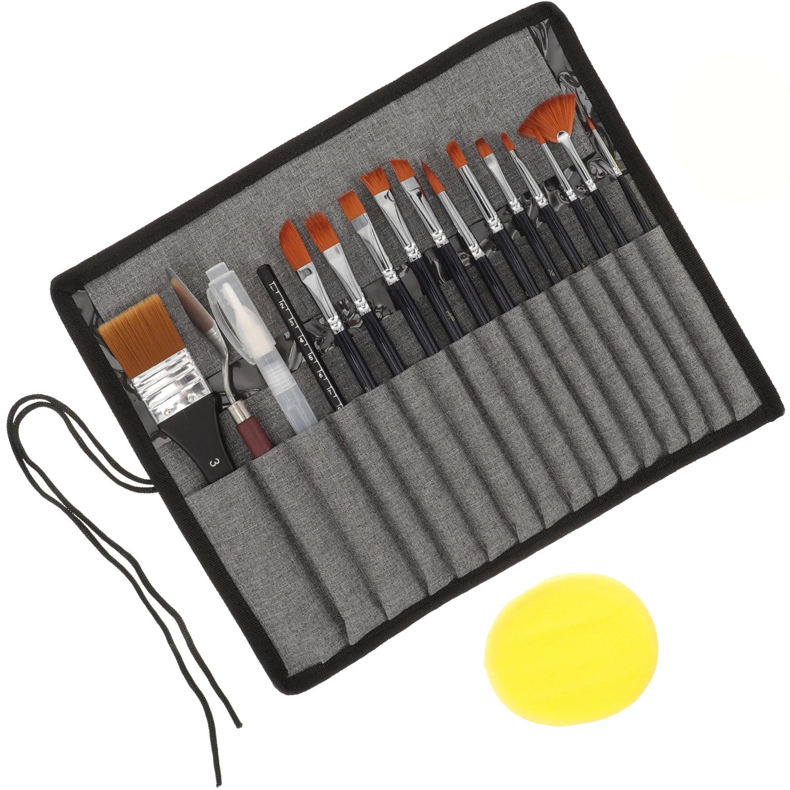 

1 set Paint Brush Set Watercolor Brushes for Artists Painting Supplies Graffiti Drawing Sketching Tools Portable Lightweight