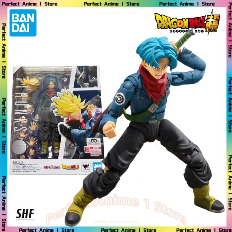 

In Stock Bandai SHF Trunks Dulags Future Big Sword Action Figure Model Collection