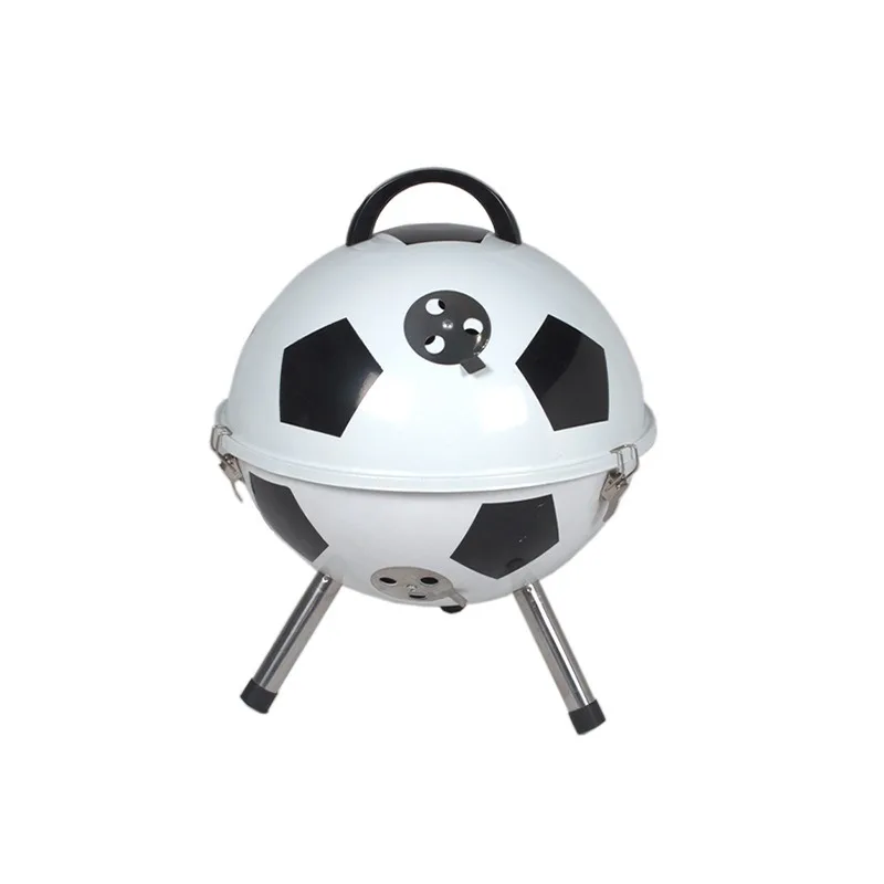

14 Football Grill Outdoor Portable Ball Camping Table Top Small Grill
