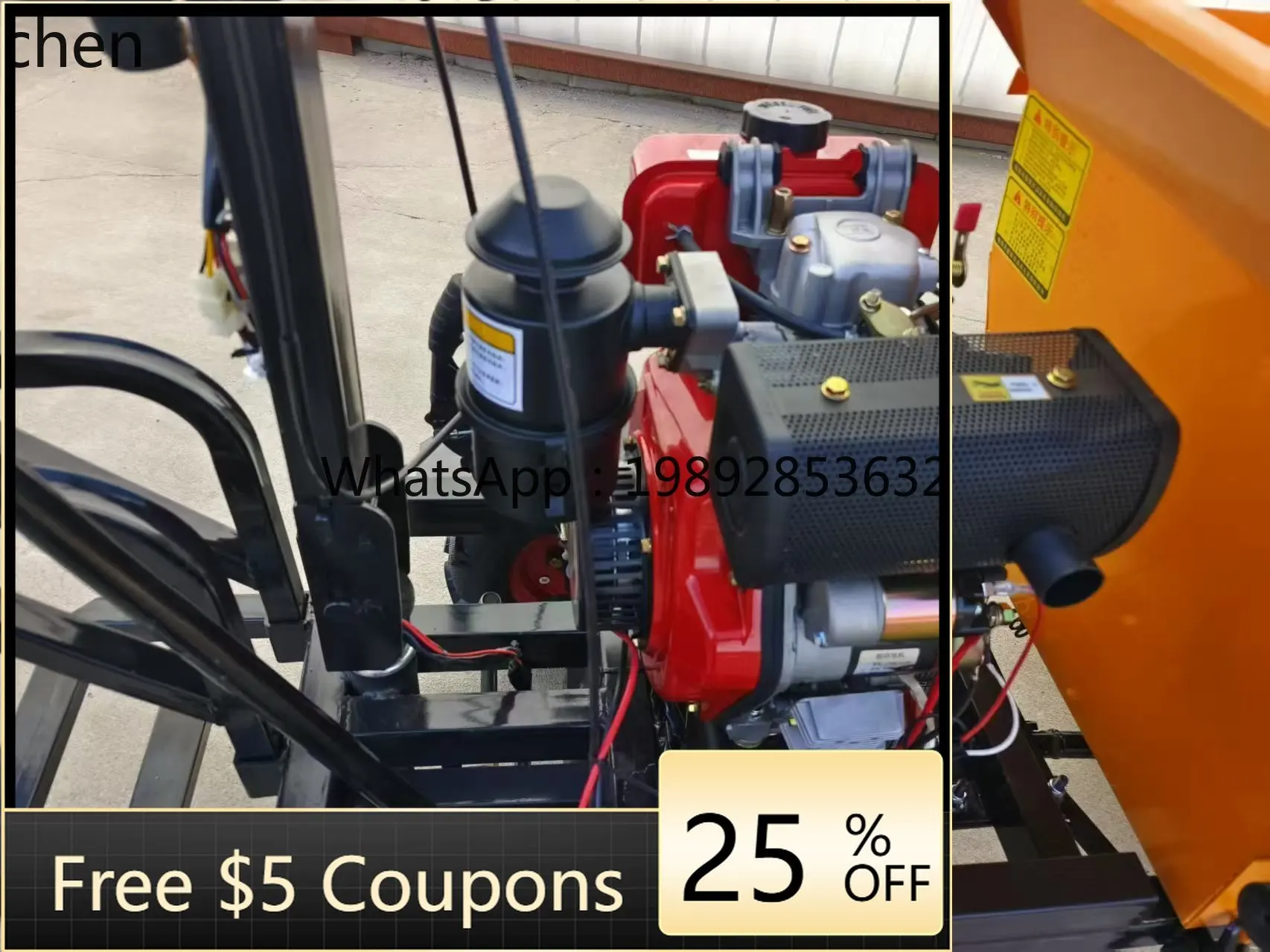 

agricultural four-wheeled bucket truck construction site truck mountain orchard truck climbing king