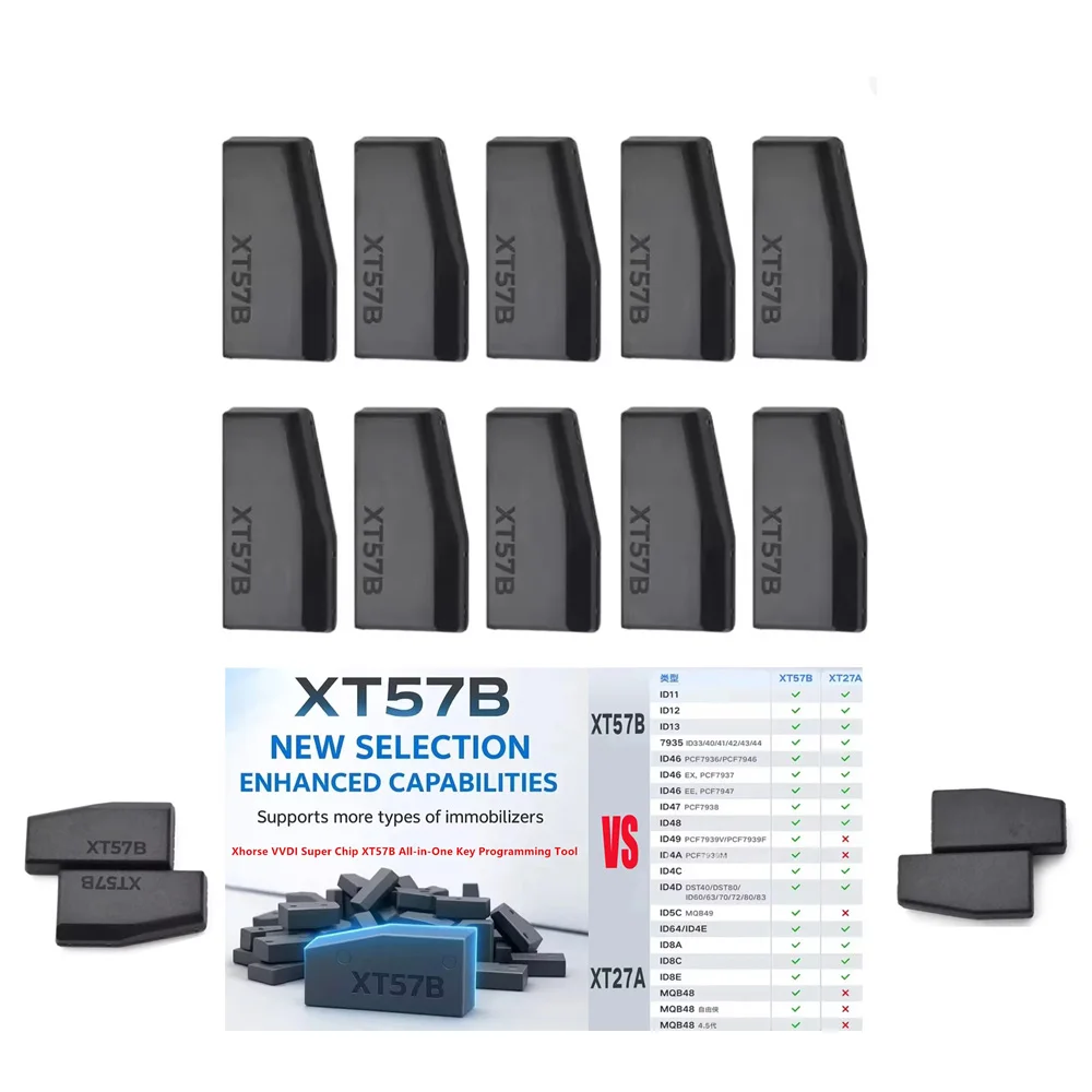 

Xhorse VVDI Super Chip XT57B Chip All-in-One Key Programming Tool - Duplicate & Match Car Keys Transponders Smart Keys