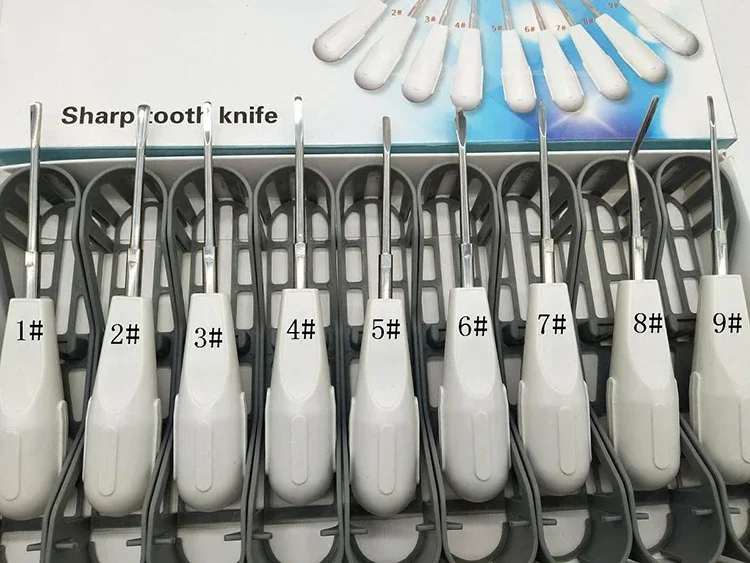 Dentalss Luxating Lift Elevator Stainless Steel Minimally Invasive Curved Root Elevators Dentist Surgical Instrument