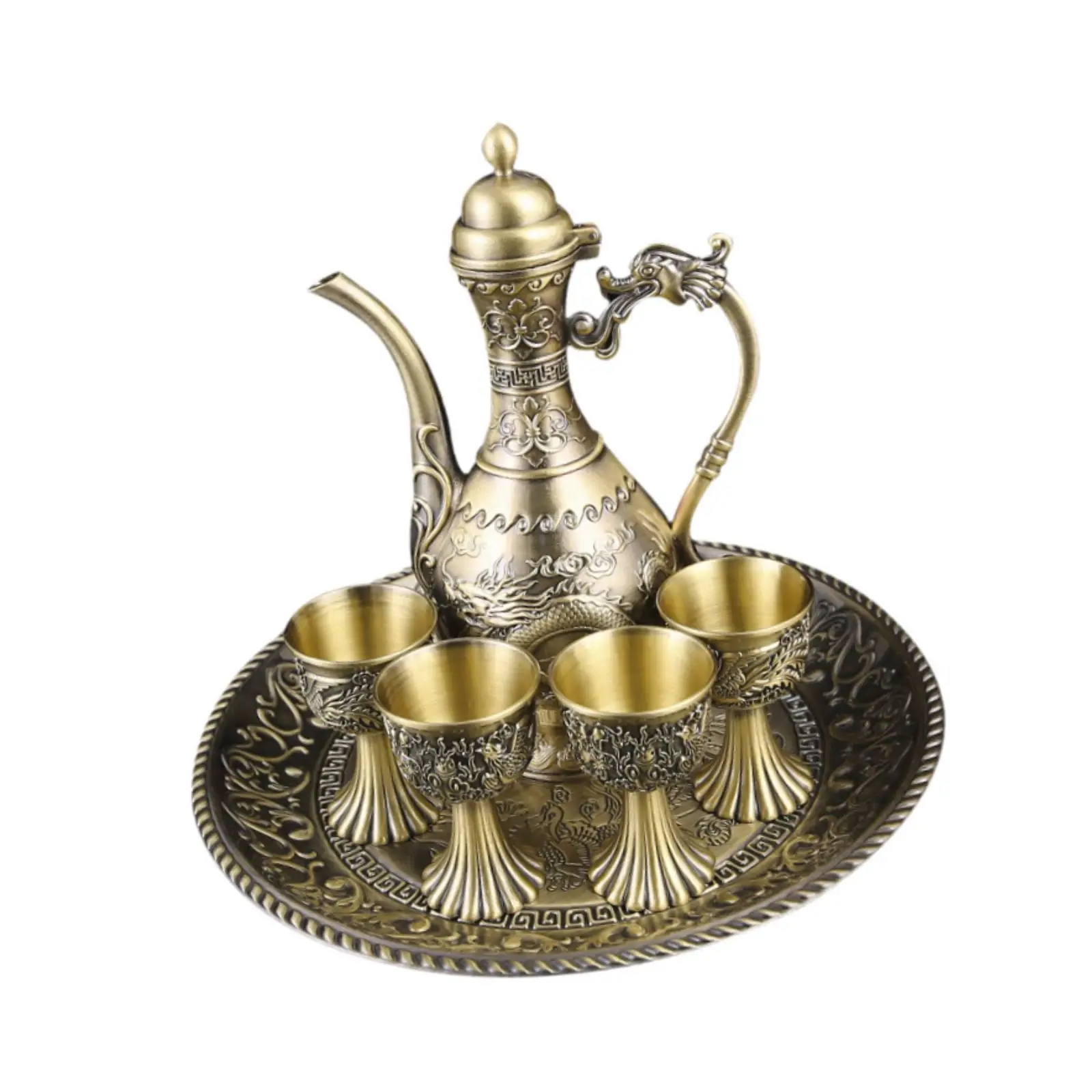 Flagon Wine Pot Craft Home Decor Coffee Pot for Table Decor Wedding Bedroom