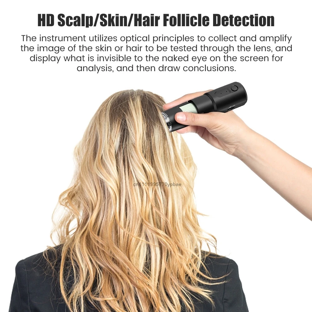 1000 Times Wireless Dermatoscope Scalp Skin Analyzer Machine Facial and Body Electronics Microscope Beauty Health Pro