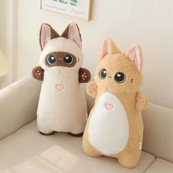 55cm Cute Cat Strip Plush Toy A Variety Of Cool Long Cat Pillow Children Girls Boys Birthday Gift Soft Christmas Doll