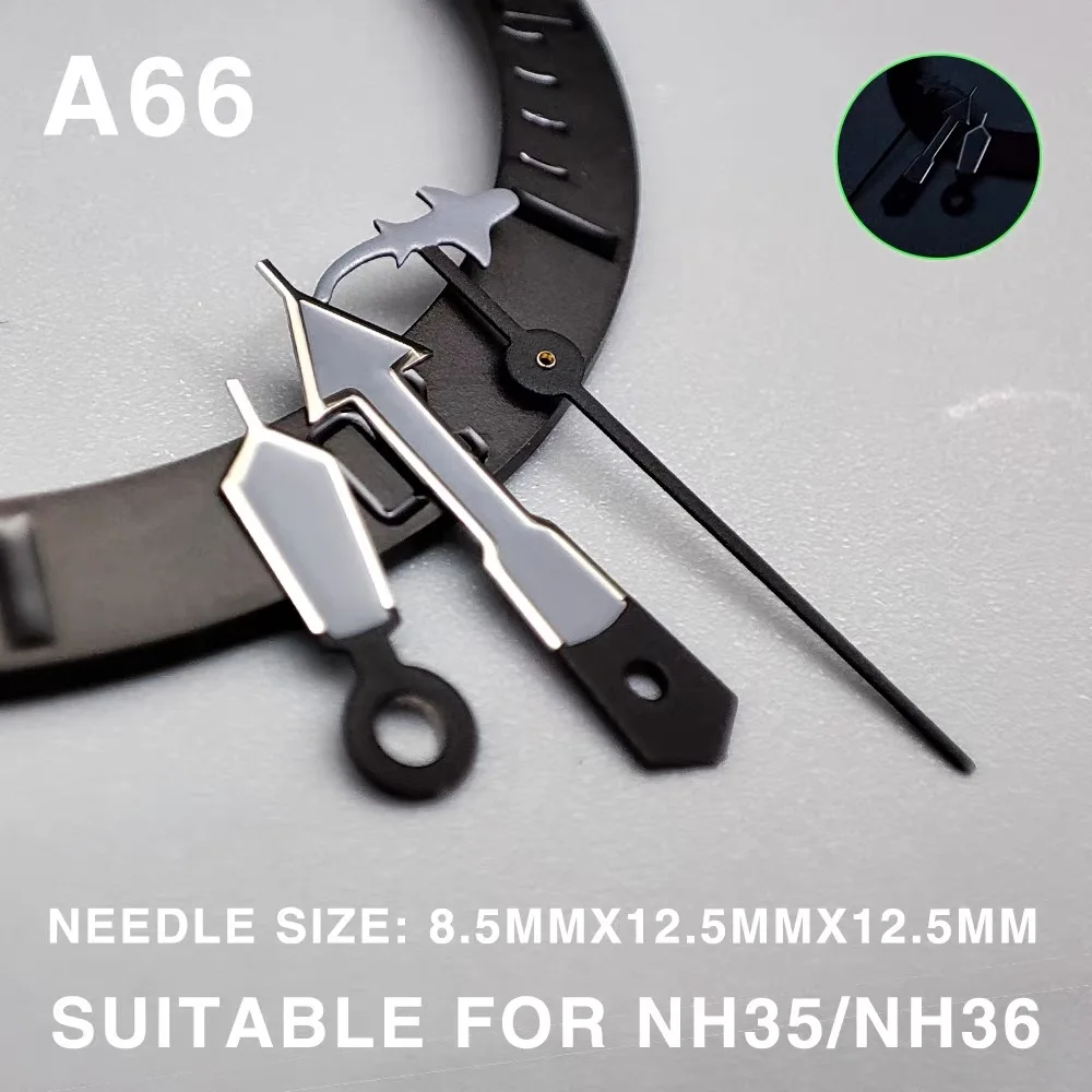 Blau grün leuchtende Uhrzeiger geeignet für Japan Seiko Submarine NH35 NH36/4R/7S Uhrwerk Gehäuse Zifferblatt Modifikationsteile – Detail 6