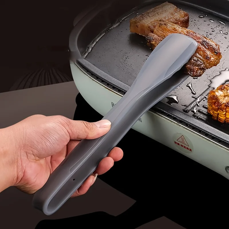 1 قطعة ملقط شواء سيليكون 11 بوصة المطبخ الغذاء المشبك ستيك ملقط الخضار سلطة ملقط متعددة الوظائف الغذاء المشبك