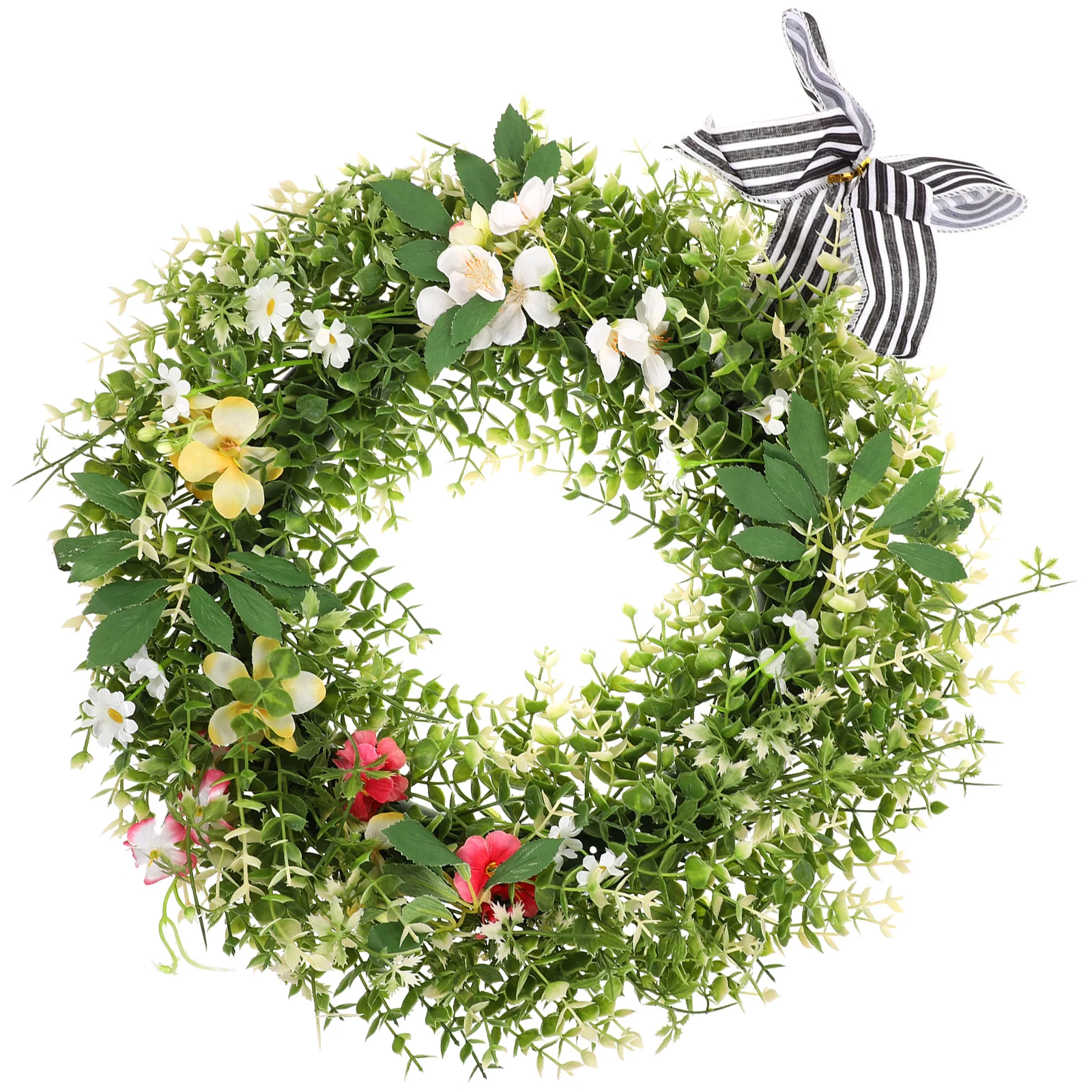 

Artificial Eucalyptus Leaf Wreath Green Plant Home Decor Front Door Adornment SpringSimulation Kitchen Bar Supplies