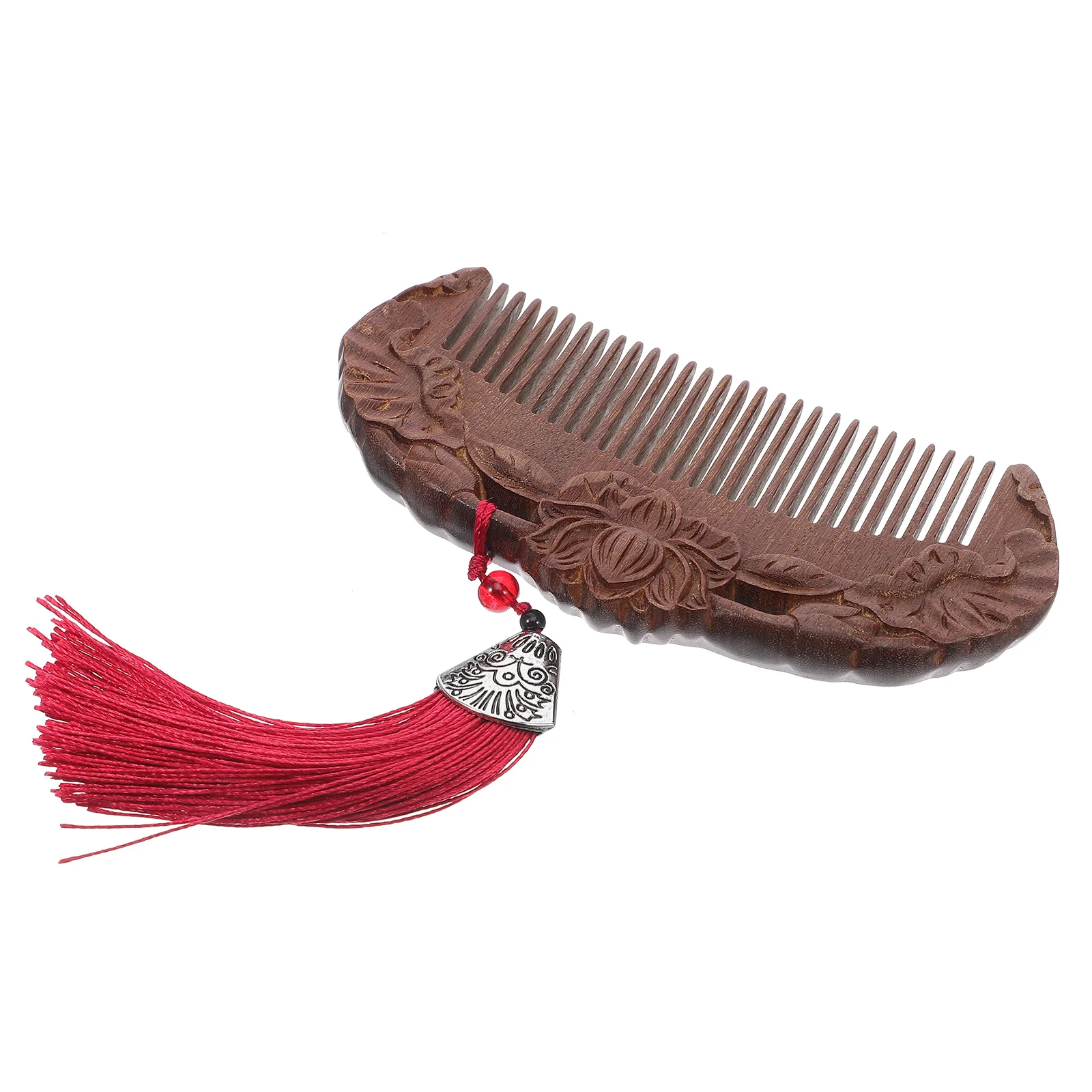 

Gold Sandalwood Comb Natural Wood Hairbrush Durable Anti-Static Scalp Massage Relaxation Grooming Tool Hair Care Styling