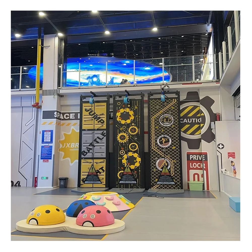 PE Board Kids Indoor Wall Mount Climbing Wall Professional Children Playground Equipment Rock Climbing Holds For Home Gyms