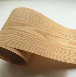 5PCS Special Offer L:2.5meters W:190mm T:0.2mm Natural Red Oak Veneer Handmade Veneer For Audio Furniture And Guitar
