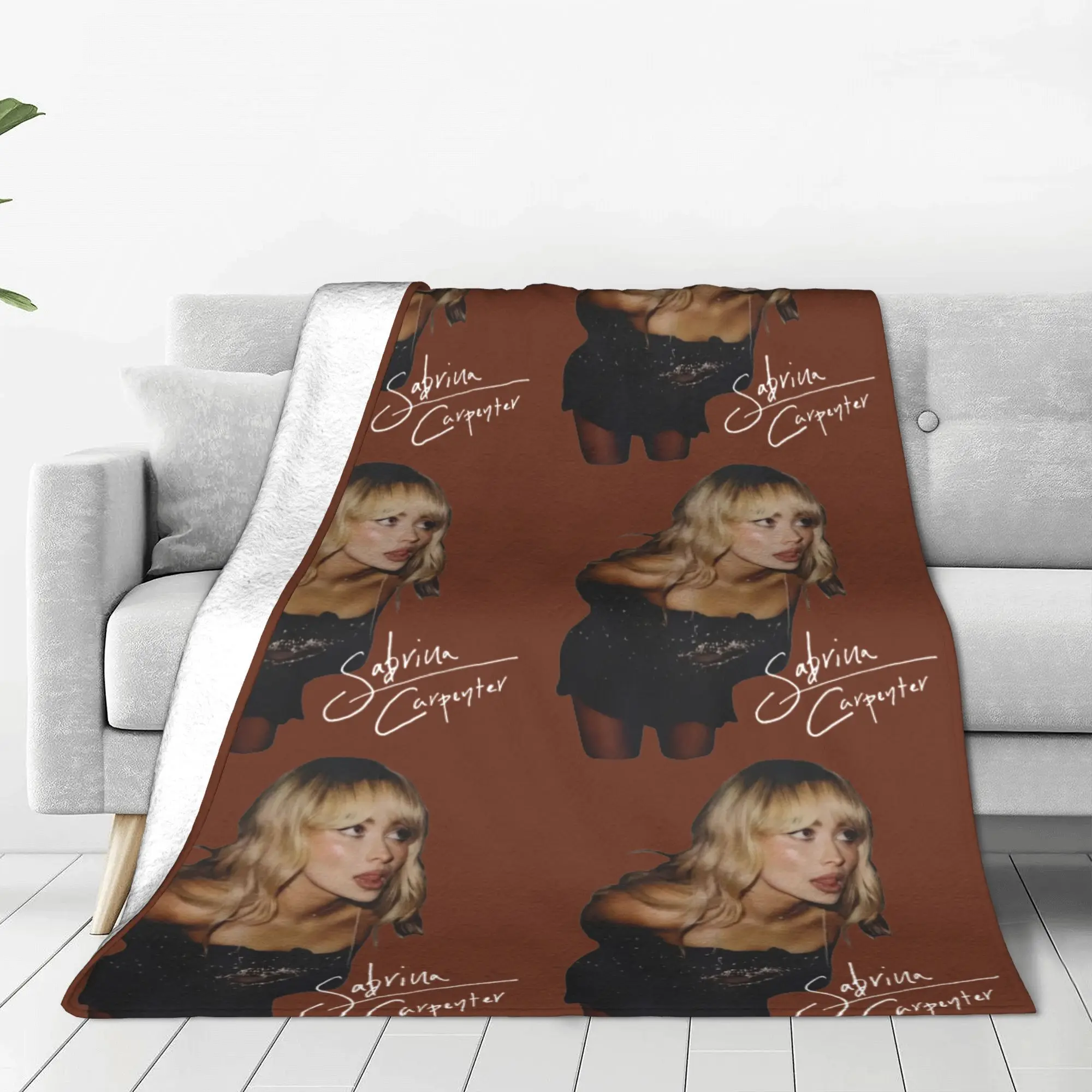 The Sabrina Carpenter Eras Tour 2024 Blankets Velvet Decoration  Multi-function Warm Throw Blankets for Home Travel Rug Piece