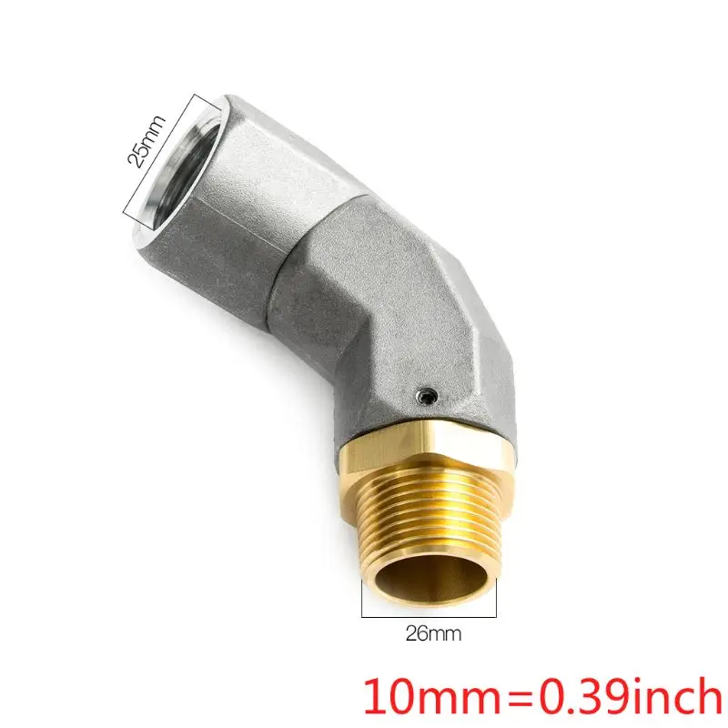 Universal Auto 360 Rotating Air Hose Connector Adapter Flow Aluminum Tool Fuel Transfer Hose Joint For Pneumatic Tools