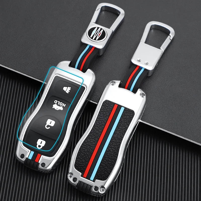 

Car Zinc Alloy Key Case For Nissan Versa Maxima Rogue Armada Sentra Qashqai X-Trail 2/3/4/5Buttons 2023 2024 2025 Accessories