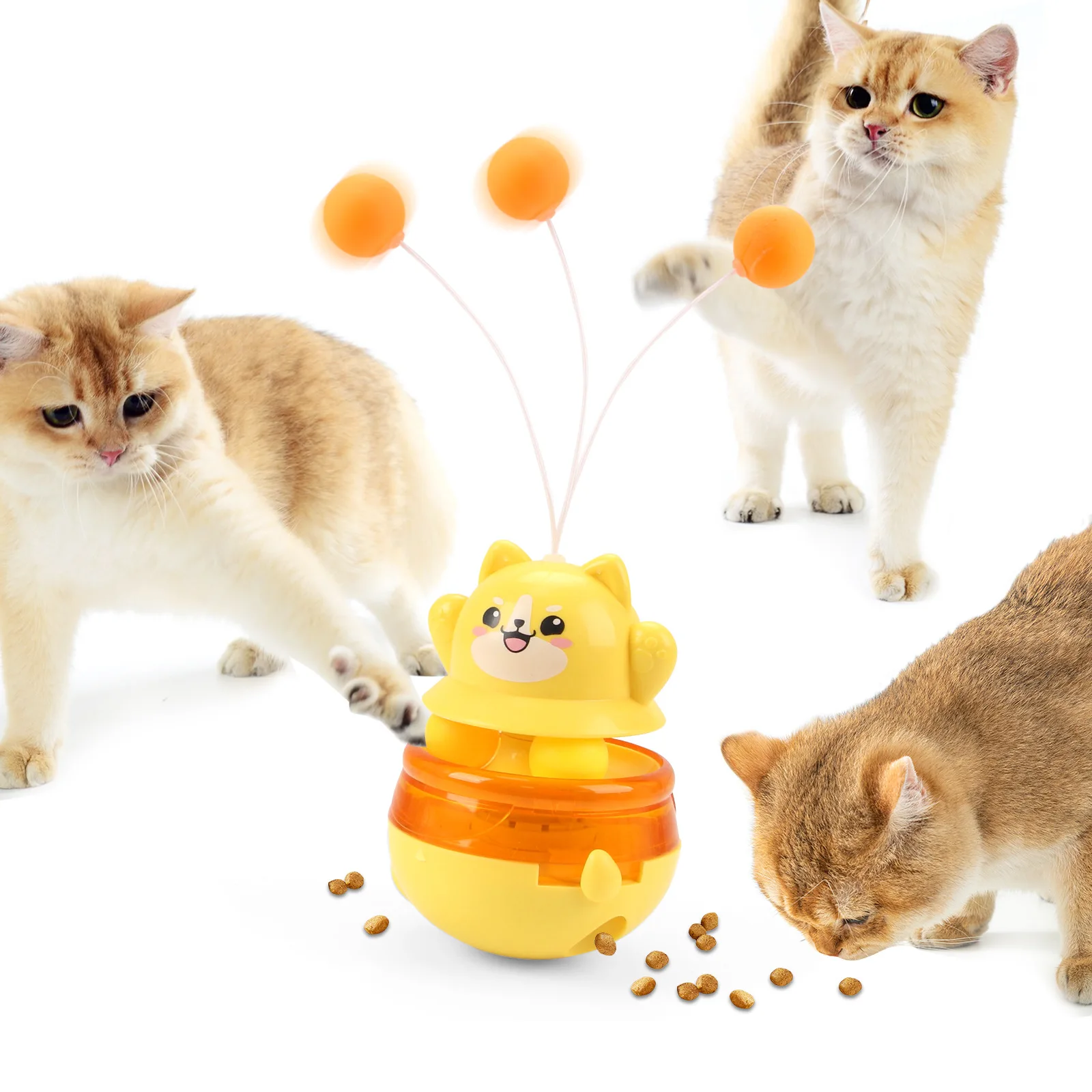 

3 in 1 Cat Toys Cat Relief Toys Teasing Stick Scratch and Tear Resistant Healthy Material Sturdy and Durable Funny Pet Supplies