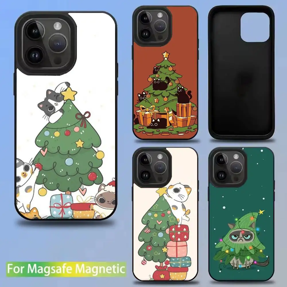 

Christmas Tree Graphic Phone Case For iPhone 16,15,14,13,12,11,Pro,Max,Plus,Mini,SE New Magsafe Magnetic Wireless Charging