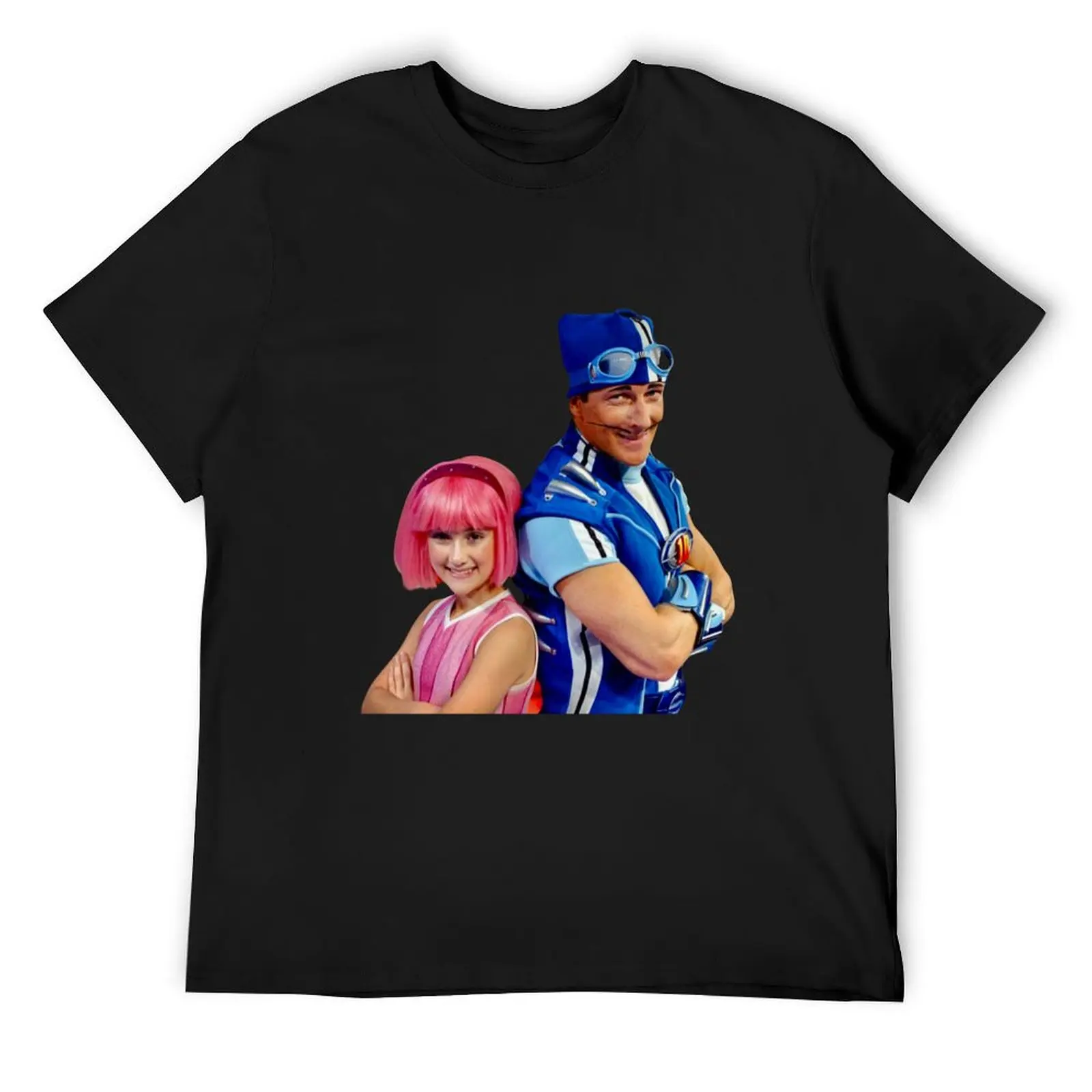 LazyTown: Stephanie & Sportacus Duo Design T-Shirt baggy shirts plus size tops Blouse customizeds mens clothing