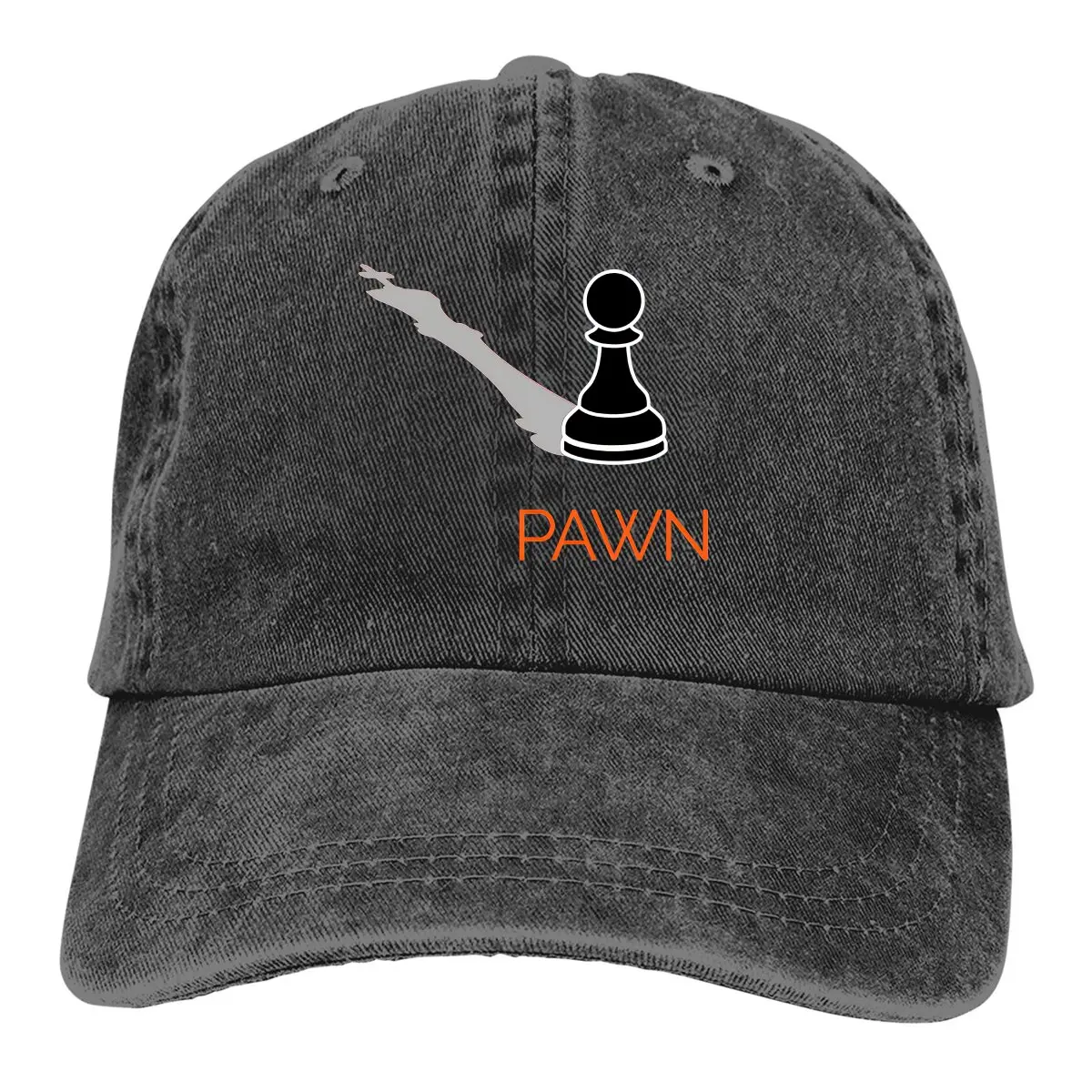 

Pawn Casting A King in Chess Baseball Cap Men Hats Women Visor Protection Snapback Chess Design Caps