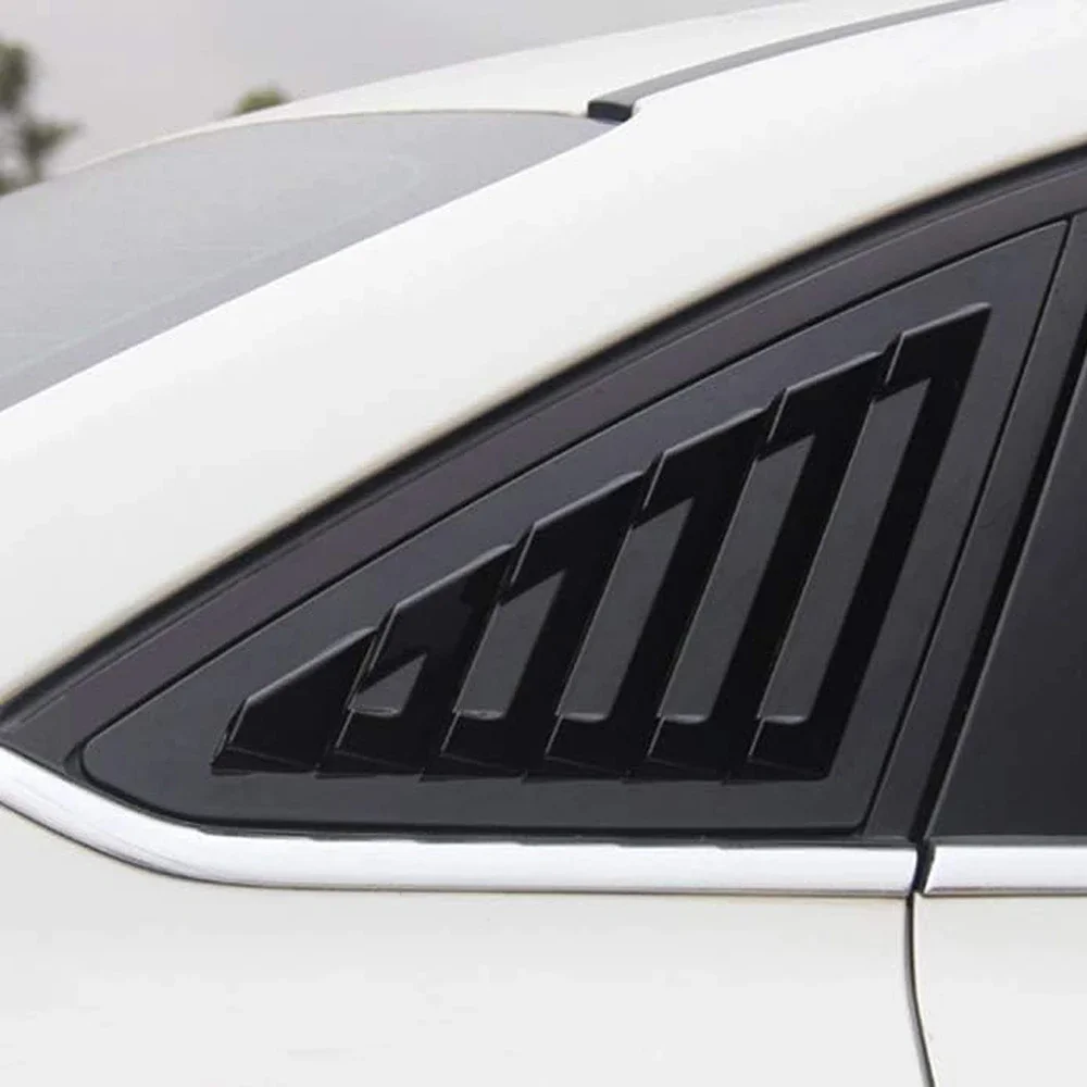 For Ford Focus Sedan 2012 2013 2014 2015 2016 2017 2018 Car Rear Window Louver Shutter Cover Side Vent Trim Windshield Cover