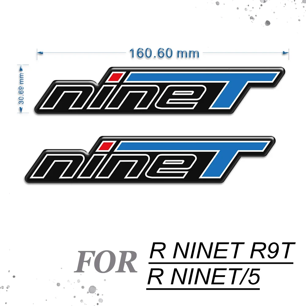 NineT/5 3D Motorcycle Stickers Decal Side Panel Protector Fairing Tank Pad Emblem  For BMW R NINE T R NineT r9t Pure Scrambler