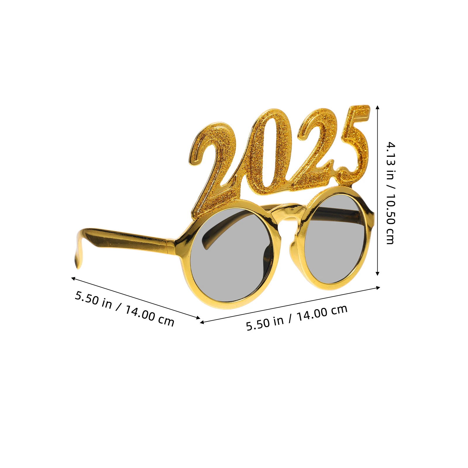 1 Pair Digital Glasses Graduation Party Funny Glasses Company New Year Eve Eyeglass Prop Decor 2025 Eyewear Photo Stage Decor ﻿