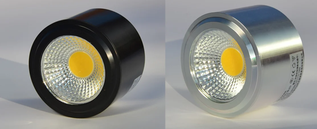 Good Quality 10w Surface Downlight Round square Cylinder Ceiling Wall Mounted Led COB Spot Light