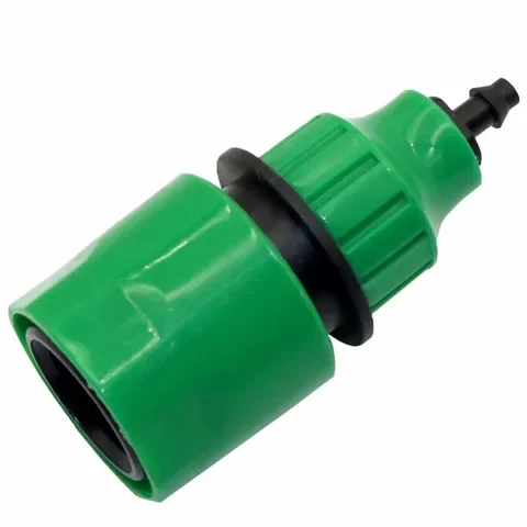 

Fast Coupling Adapter 2 Pcs Drip Tape For Irrigation Hose Connector With 1/4 "barbed Connector Garden Tools Garden Irrigation