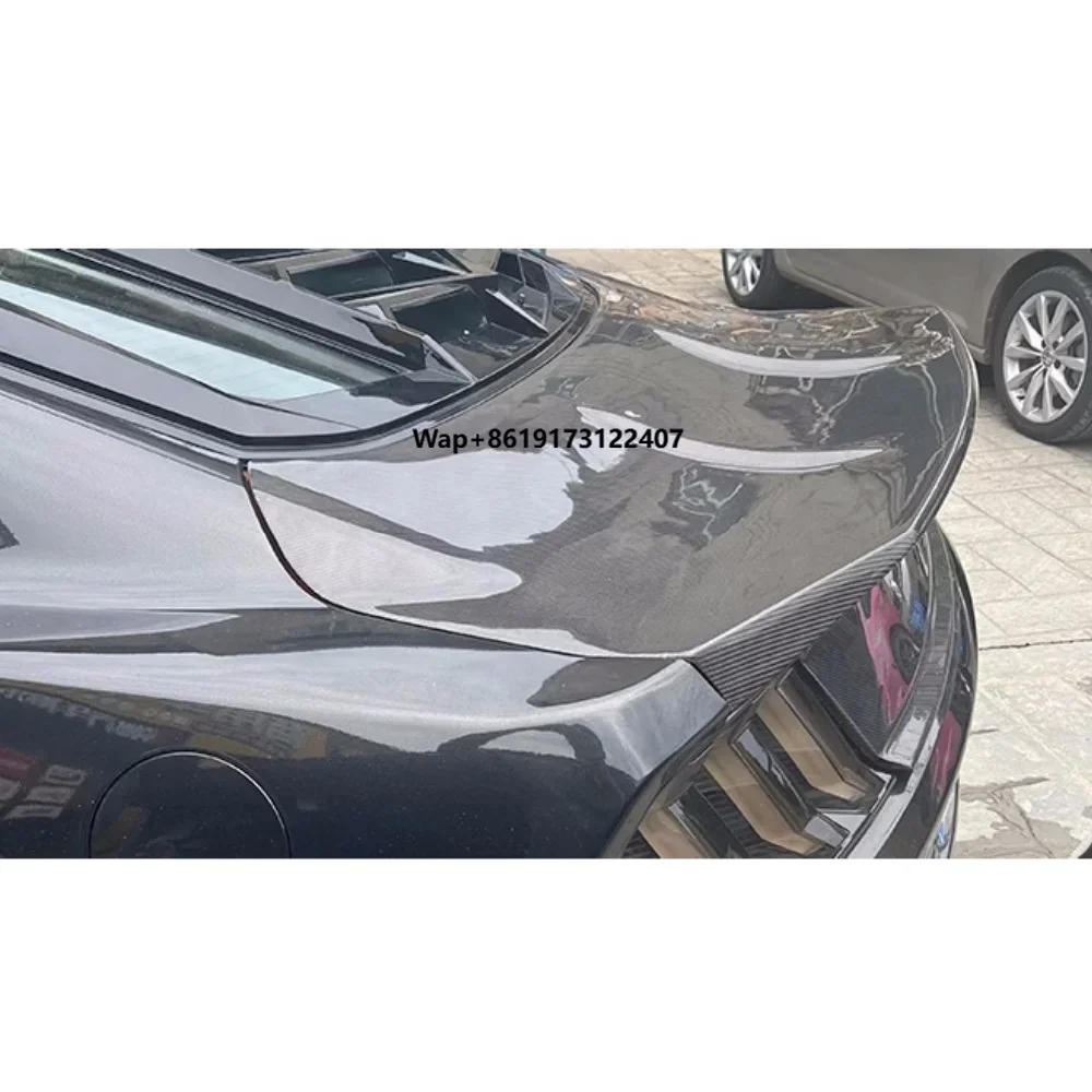 

New Style Carbon Fiber Rear Trunk Lid Boot Lid Fit for Mustang Car Trunk Body Kit High Quality Fitment