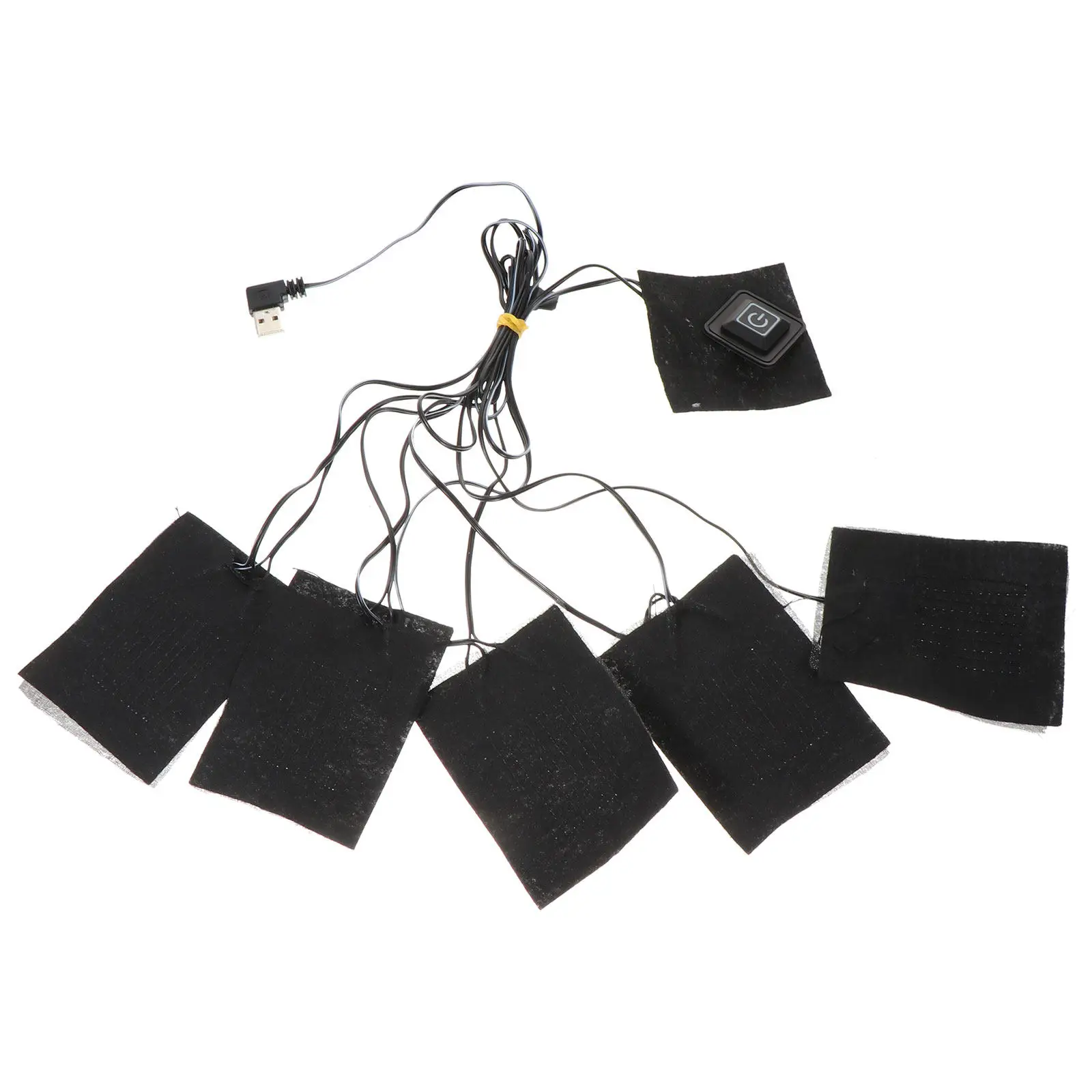 

Электрический нагревательный коврик из углеродного волокна (1 шт.) для одежды: быстрый нагрев, носимый нагревательный элемент для жилетов и курток