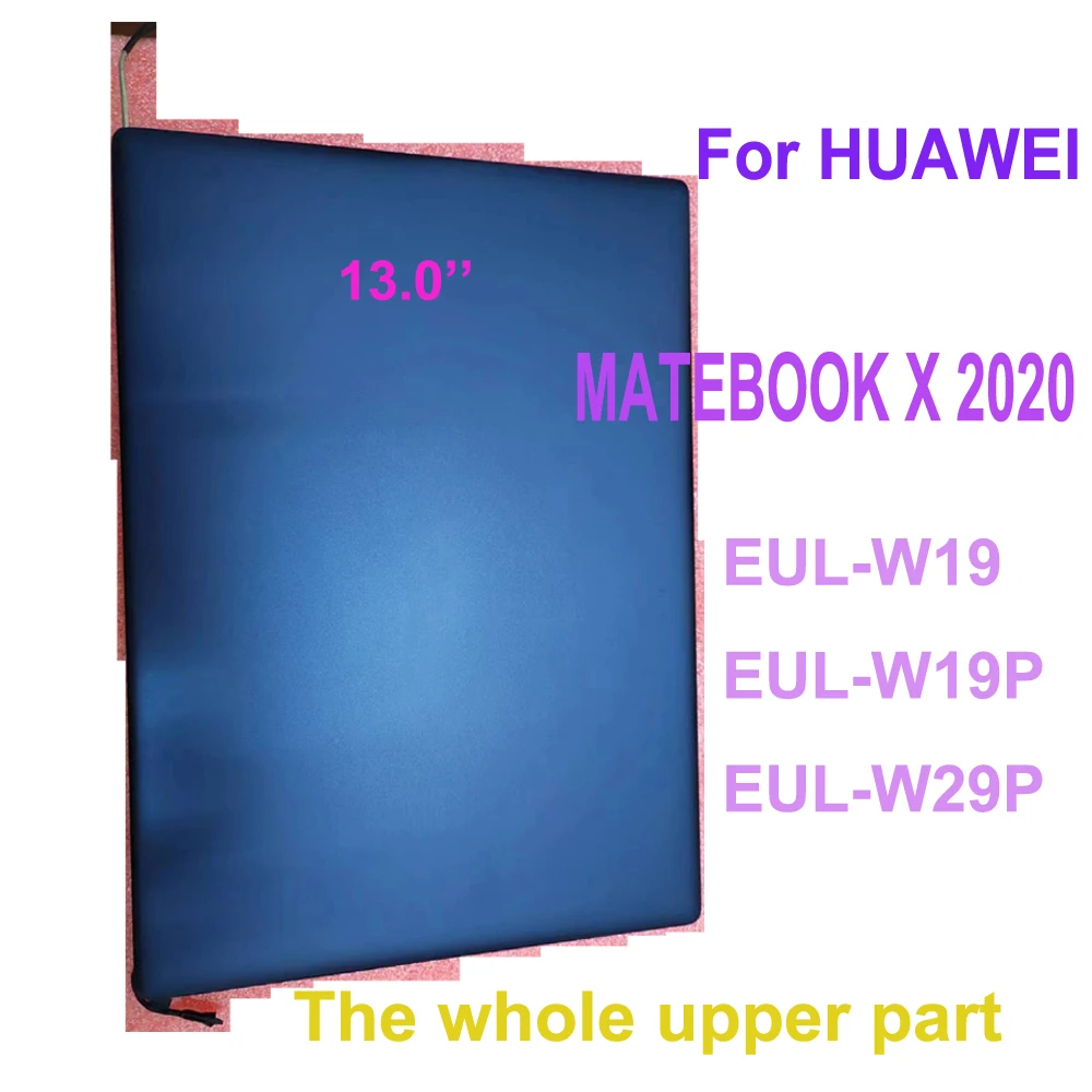 

Оригинальный 13,0-дюймовый ЖК-дисплей 3000X2000 для HUAWEI MateBook X 2020 EUL-W19 EUL-W19P EUL-W29P, ЖК-дисплей с сенсорным экраном, полная сборка, СИНИЙ