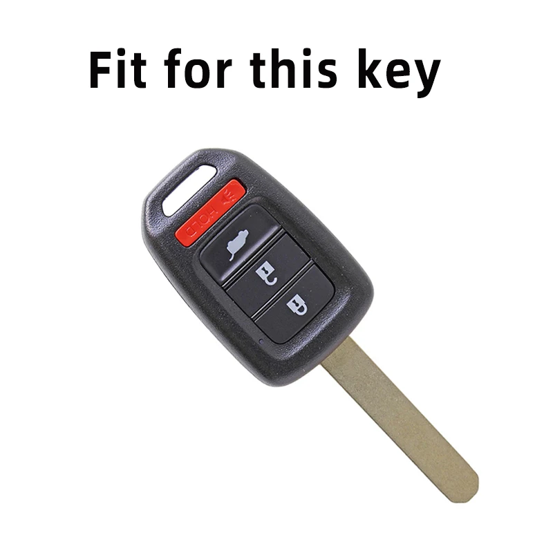 For Honda Accord CIVIC CRV Jazz HR-V HRV 2013 2014 2015 2016 Car Key Fob Cover Case Shell Cap Remote Shell Fob Holder Keychain