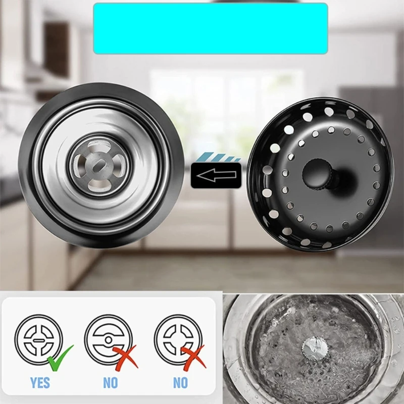 Upgraded Kitchen Sink Filter Easy Cleaning Solution Sink Drain Strainer Durable Dropship