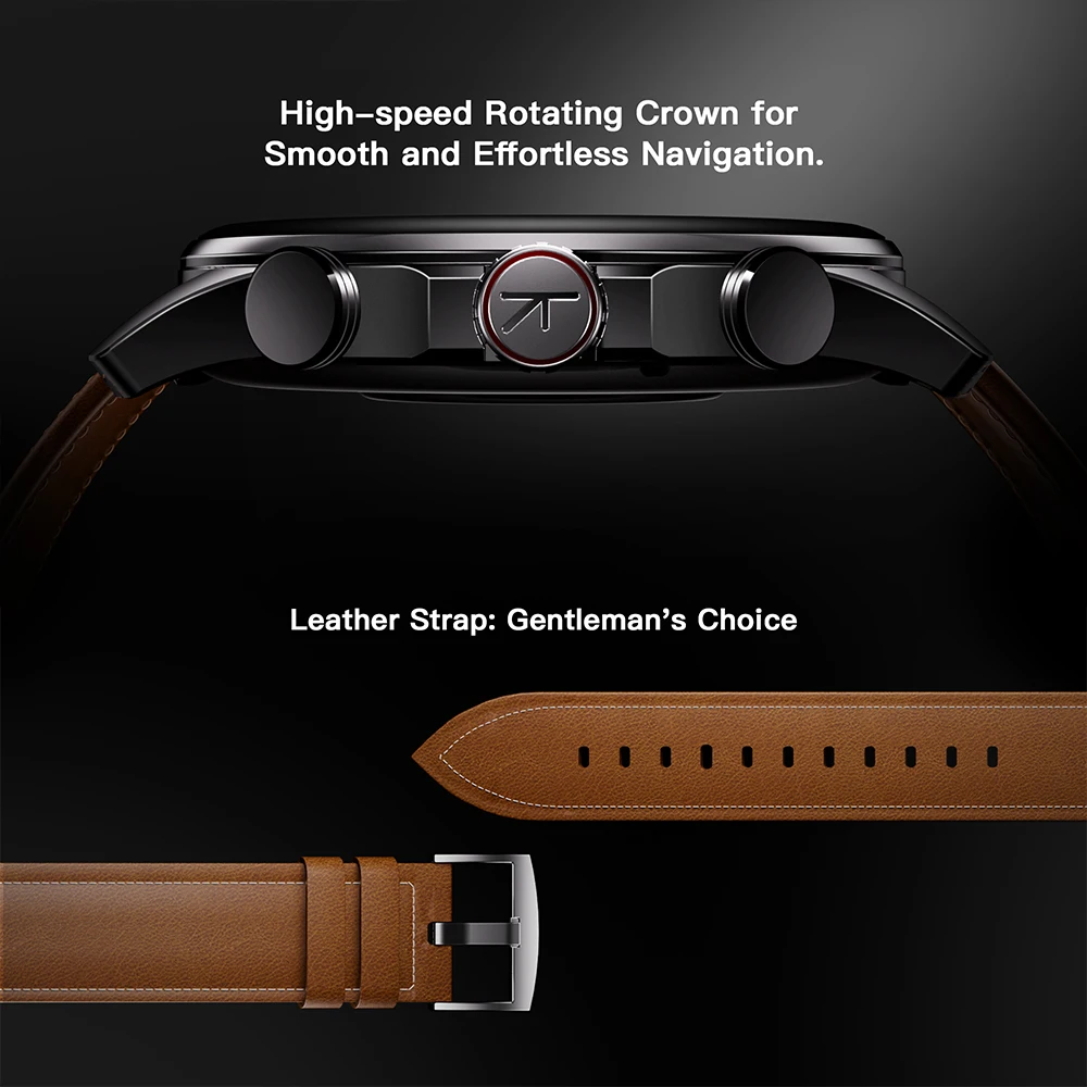 ساعة ذكية Kieslect Balancer 2ATM مقاس 1.43 بوصة FHD+ AMOLED شاشة تعقب للياقة البدنية مقاومة للماء للرياضة والصحة