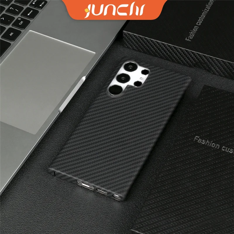 

Really Carbon Fiber Case For Samsung Galaxy S24 Ultra Ultra Thin Cases Protection Aramid fiberfor Samsung Galaxy S23 S22 Cover