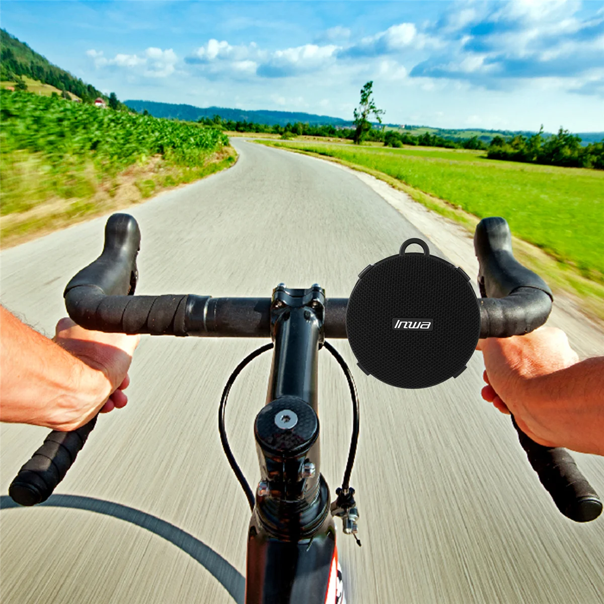 INWA V5.0 Fietsluidspreker Stof Slimme Bluetooth-luidspreker Waterproof_OFSS