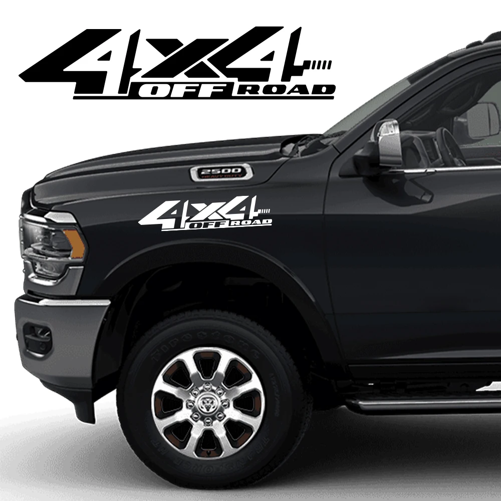 ملصقات سيارة بيك آب بطبقة فينيل أوتوماتيكية ، شارات سيارات للطرق الوعرة 4x4 ، Ranger Raptor Hilux D-Max Silverado Ram GMC ، إكسسوارات سيارة